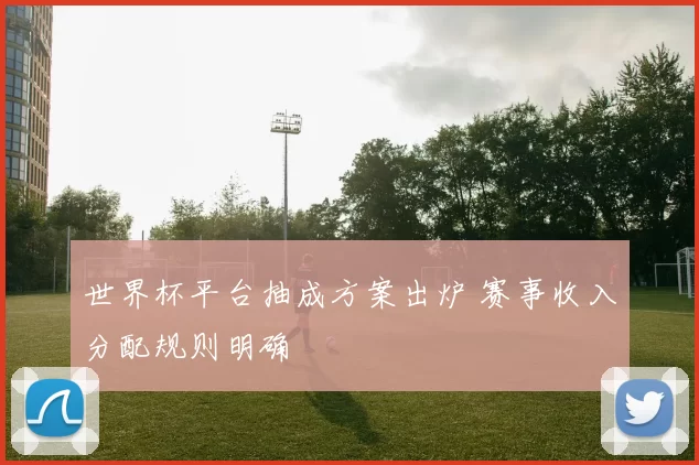 世界杯平台抽成方案出炉 赛事收入分配规则明确