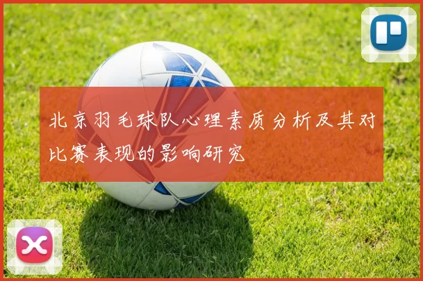 北京羽毛球队心理素质分析及其对比赛表现的影响研究